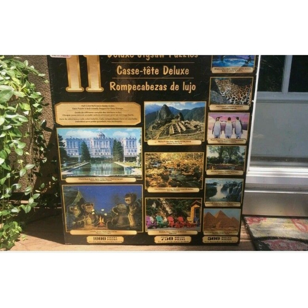 Sure-Lox 11 Deluxe Jigsaw Puzzles 7,250 Pieces New 1,000 700 500 pc varieties